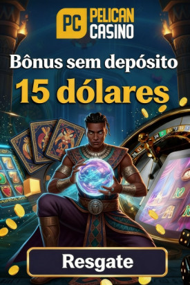 Obraz dla 15$ de B&ocirc;nus Sem Dep&oacute;sito no Pelican Casino