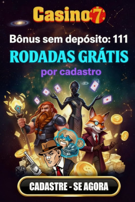 Obraz dla 111 Rodadas Gr&aacute;tis no Casino7: Um B&ocirc;nus Sem Dep&oacute;sito para Voc&ecirc;