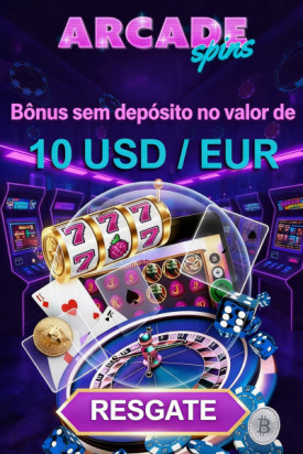 Obraz dla B&ocirc;nus de R$ 10,00 no cadastro do cassino Arcade Spins
