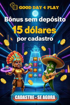 Obraz dla B&ocirc;nus de $15 sem dep&oacute;sito no Good Day 4 Play