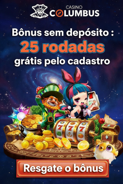 Obraz dla B&ocirc;nus de 25 Rodadas Gr&aacute;tis para Cadastro no Columbus Casino