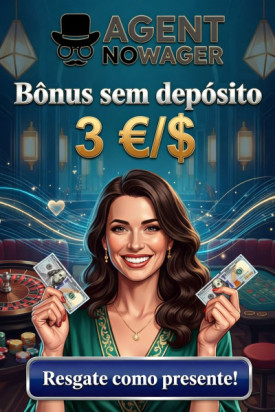 Obraz dla R$ 15,00 de B&ocirc;nus Sem Dep&oacute;sito no Agent No Wager pelo Cadastro