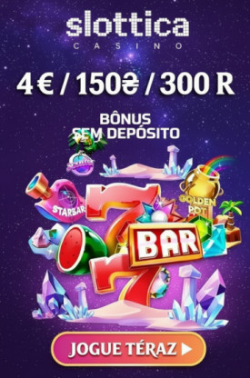 Obraz dla 4&euro; de b&ocirc;nus sem dep&oacute;sito no Slottica Casino ao se cadastrar