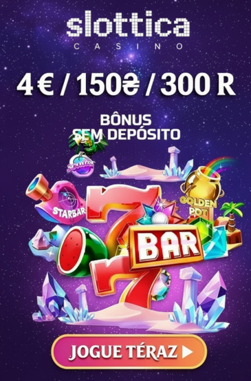Obraz dla 4&euro; de b&ocirc;nus sem dep&oacute;sito no Slottica Casino ao se cadastrar