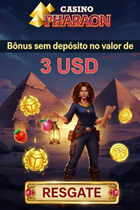 Obraz dla R$ 3,00 de B&ocirc;nus Sem Dep&oacute;sito no Pharaon Casino para Come&ccedil;ar