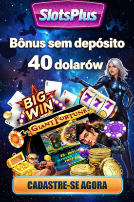 Obraz dla R$ 40,00 de B&ocirc;nus Sem Dep&oacute;sito no Slots Plus Cassino