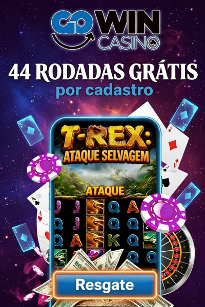 Obraz dla GoWin Casino: 44 Rodadas Gr&aacute;tis Sem Dep&oacute;sito no Cadastro