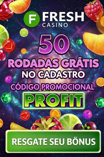Obraz dla 50 Rodadas Gr&aacute;tis Sem Dep&oacute;sito no Fresh Cassino para Novos Jogadores