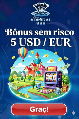 Obraz dla R$ 5,00 de B&ocirc;nus Sem Dep&oacute;sito no Cassino Admiral 888