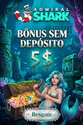Obraz dla R$ 25,00 de B&ocirc;nus Sem Dep&oacute;sito no Cassino Admiral Shark