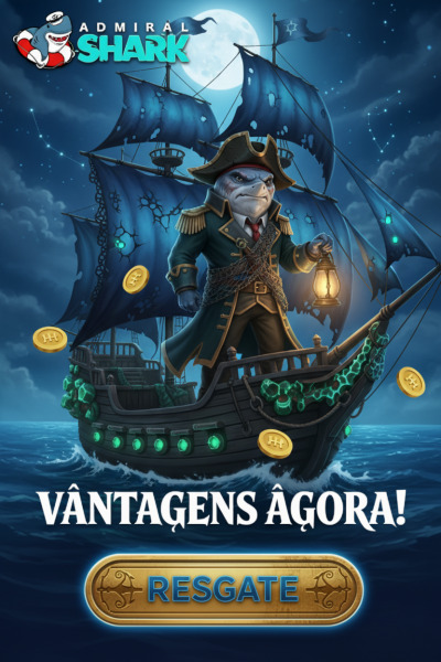 Obraz dla 5 $/&euro; de b&ocirc;nus sem dep&oacute;sito no Admiral Shark pelo cadastro