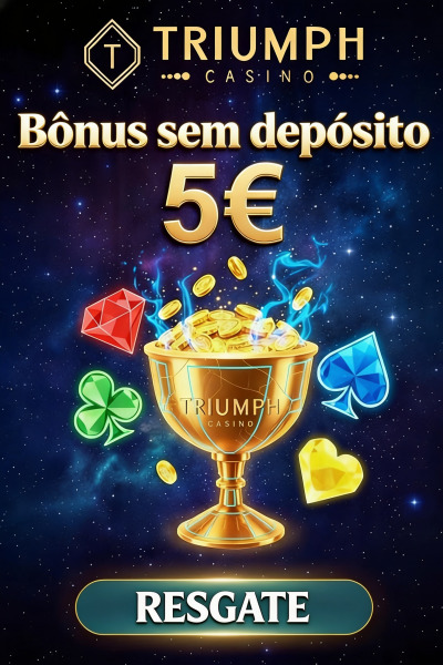 Obraz dla B&ocirc;nus de 5&euro; sem dep&oacute;sito no Cassino Triumph ao fazer seu cadastro