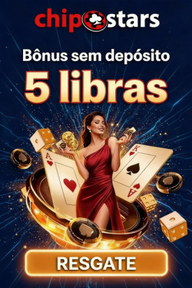 Obraz dla R$ 5,00 de b&ocirc;nus sem dep&oacute;sito no cadastro do Chipstars