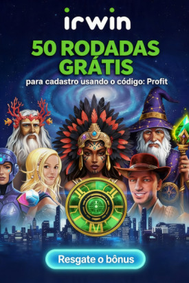 Obraz dla 50 Rodadas Gr&aacute;tis Sem Dep&oacute;sito no Cassino Irwin