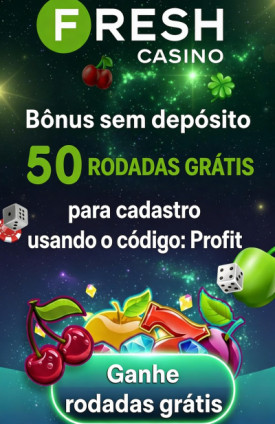 Obraz dla 50 Rodadas Gr&aacute;tis no Fresh Casino ao Se Cadastrar