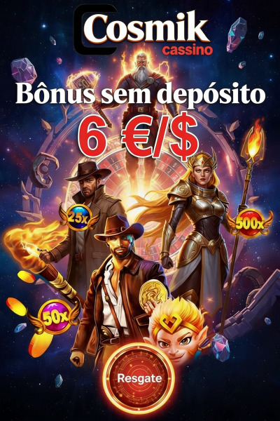 Obraz dla Cosmik Casino: 6 &euro;/$ de B&ocirc;nus Sem Dep&oacute;sito para Voc&ecirc;