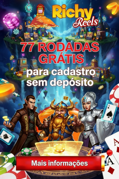 Obraz dla 77 Rodadas Gr&aacute;tis no Richy Reels por Confirmar o Telefone