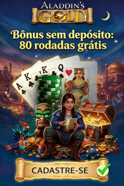 Obraz dla 80 Rodadas Gr&aacute;tis Sem Dep&oacute;sito no Aladdins Gold Cassino