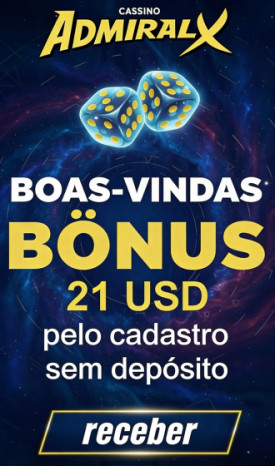 Obraz dla B&ocirc;nus de R$ 105,00 Sem Dep&oacute;sito no Admiral-X para Novos Jogadores