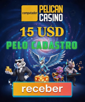 Obraz dla Pelican Casino: R$ 15,00 de b&ocirc;nus sem dep&oacute;sito