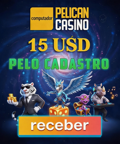 Obraz dla Pelican Casino: R$ 15,00 de b&ocirc;nus sem dep&oacute;sito
