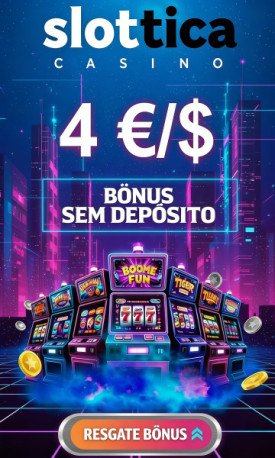 Obraz dla Slottica: B&ocirc;nus de 4 &euro;/$ sem dep&oacute;sito para novos jogadores