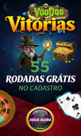 Obraz dla 55 Rodadas Gr&aacute;tis Sem Dep&oacute;sito no Cassino Voodoo Wins