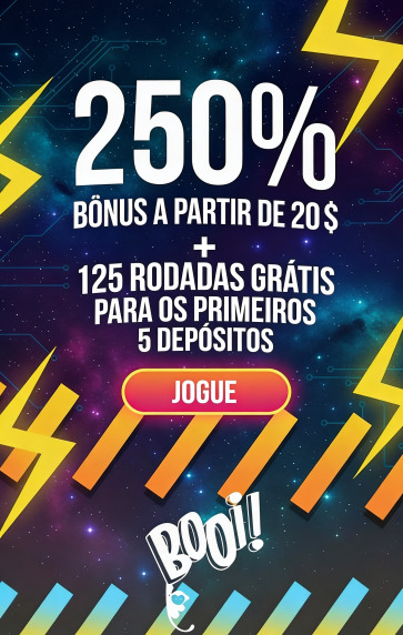 Obraz dla Pacote de Boas-Vindas Booi Casino: 250% e 125 Rodadas Gr&aacute;tis